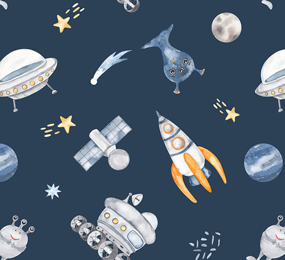 blue-planets-design-Seamless design repeat pattern wallpaper-thumb