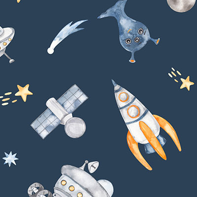 blue-planets-design-Seamless design repeat pattern wallpaper-zoom-view