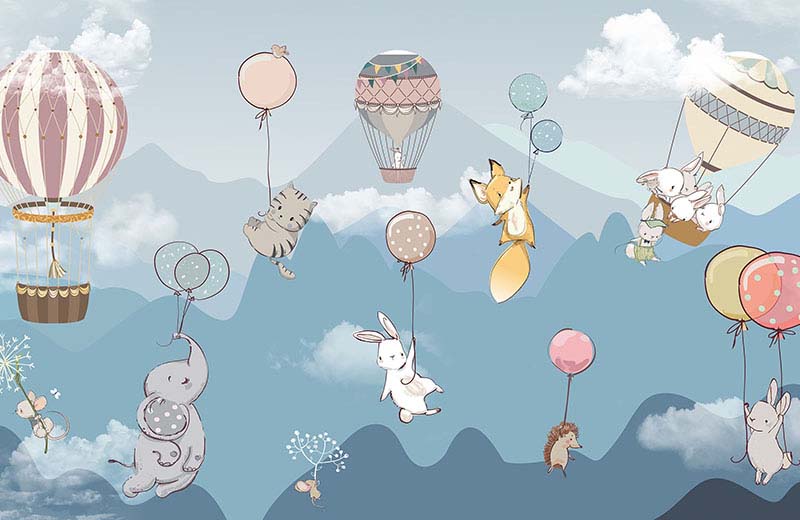 rabbit-wall-mural-design-only