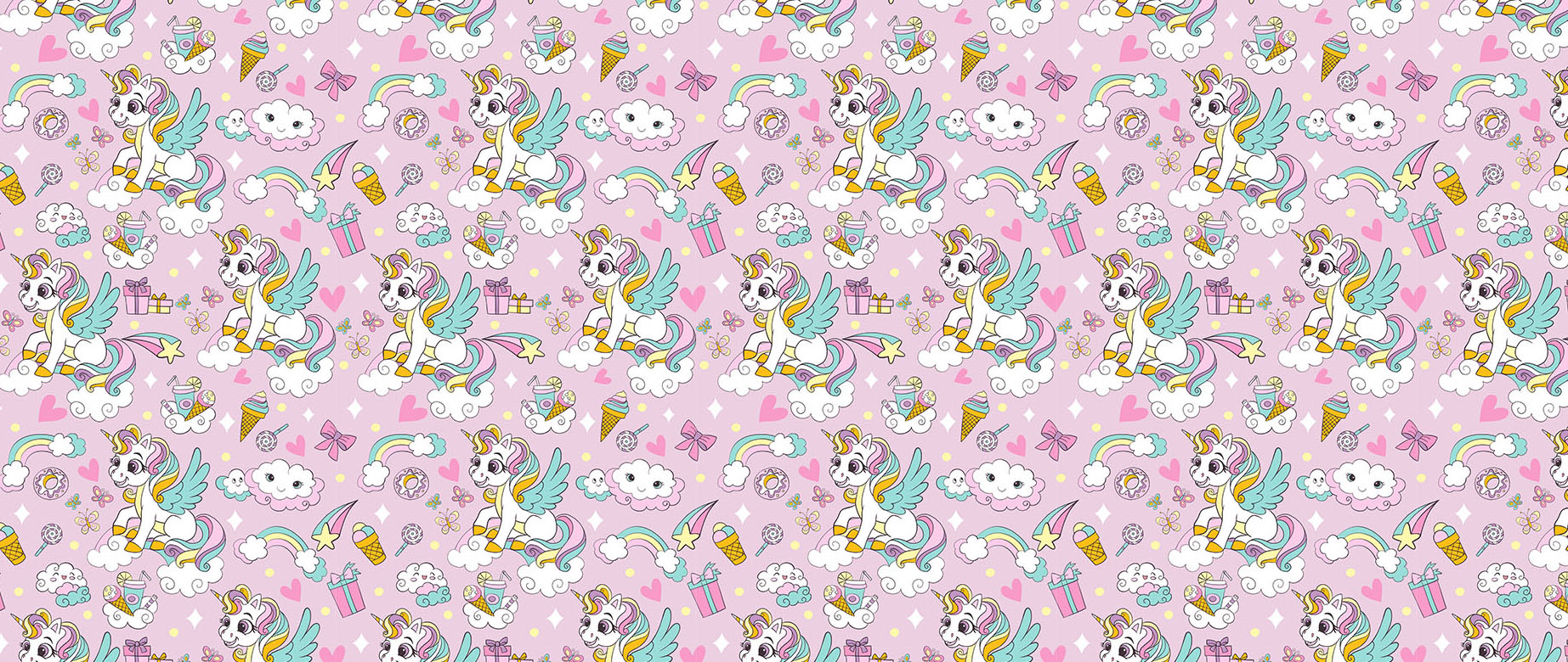 pink-unicorn-rainbow-ice-cream-wallpaper-seamless-repeat-view