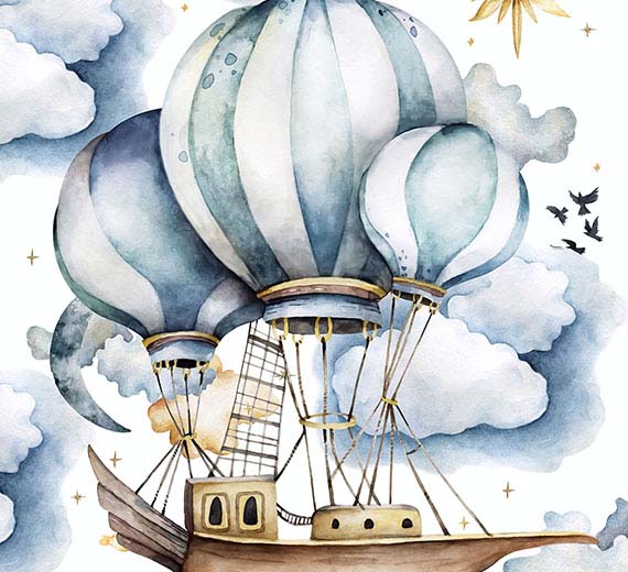 white-kids-watercolour-ship-balloons-wallpaper-wallpaper-thumb