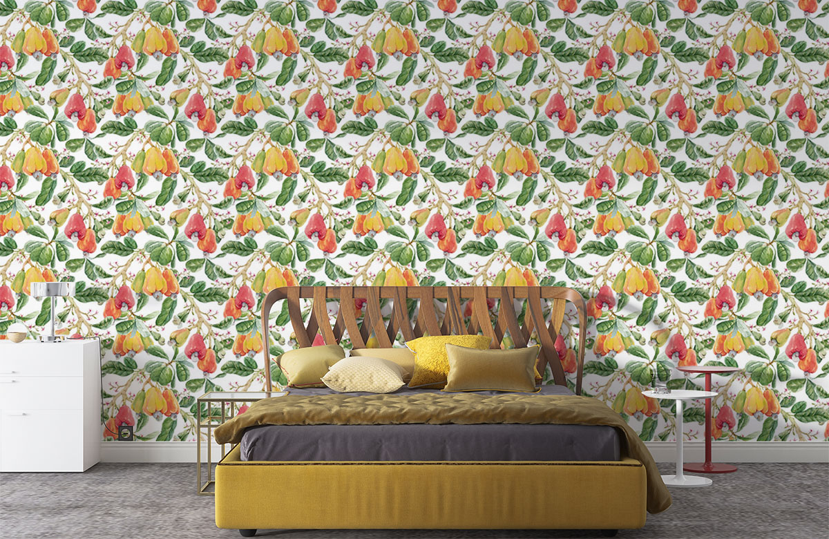 cashew-nut-on-a-tree-wallpapers-in-front-of-bed