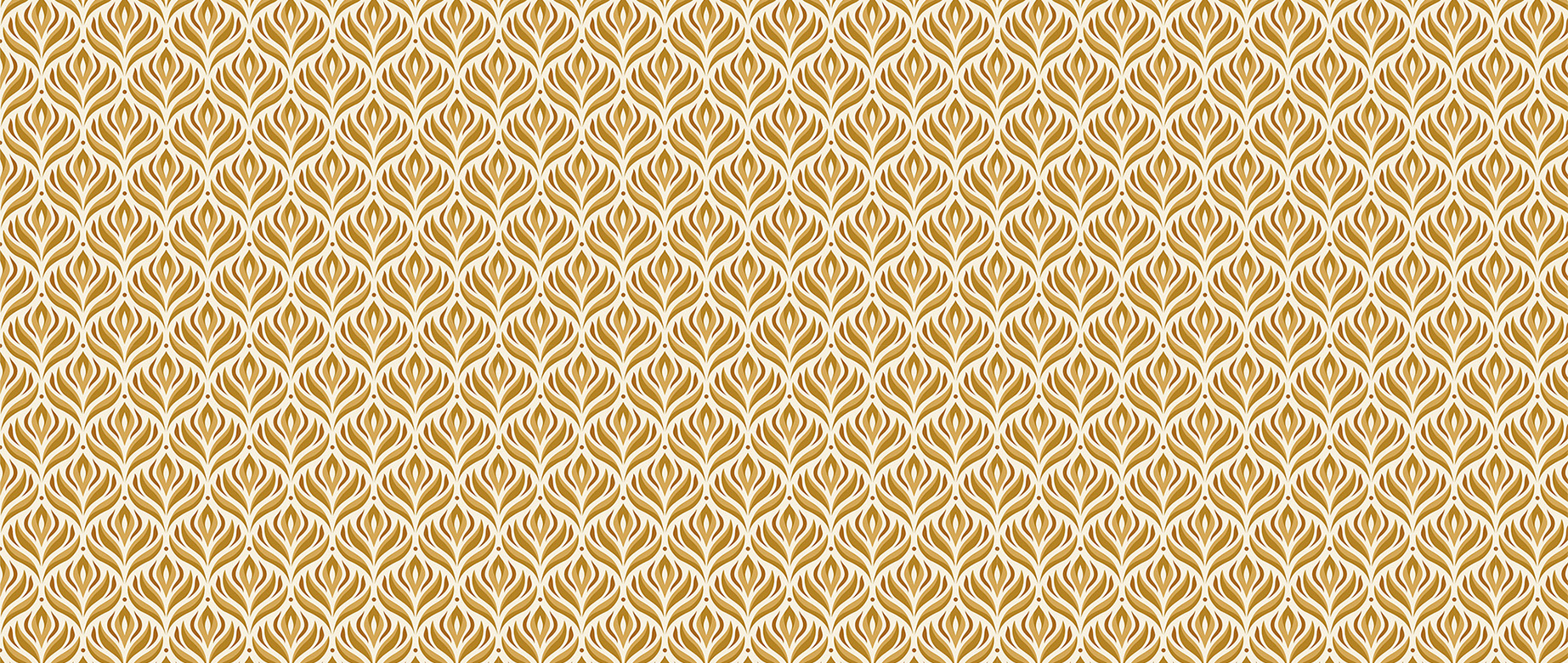 golden-leaves-design-Seamless design repeat pattern wallpaper-in-wide-room