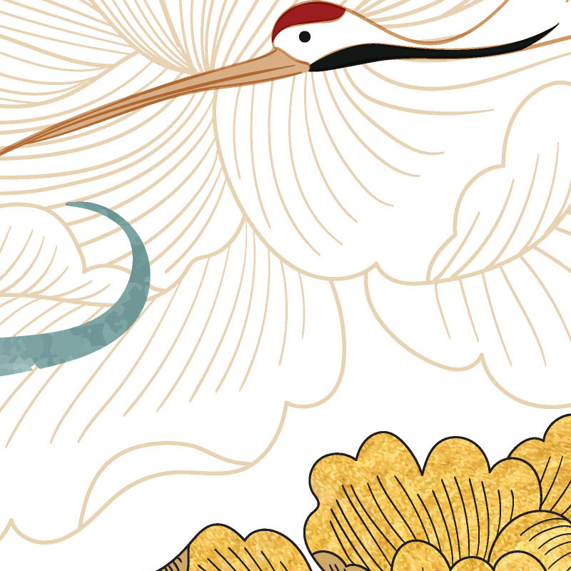 cranes-flying-in-golden-clouds-wallpaper-wallpaper-zoom-view