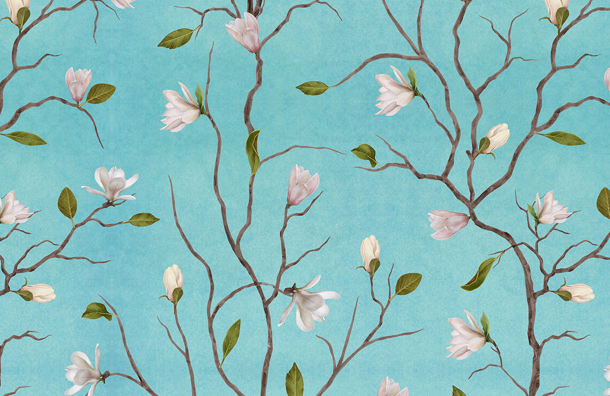 blue-chinoiserie-magnolia-on-plant-with-leaves-wallpapers-only-image