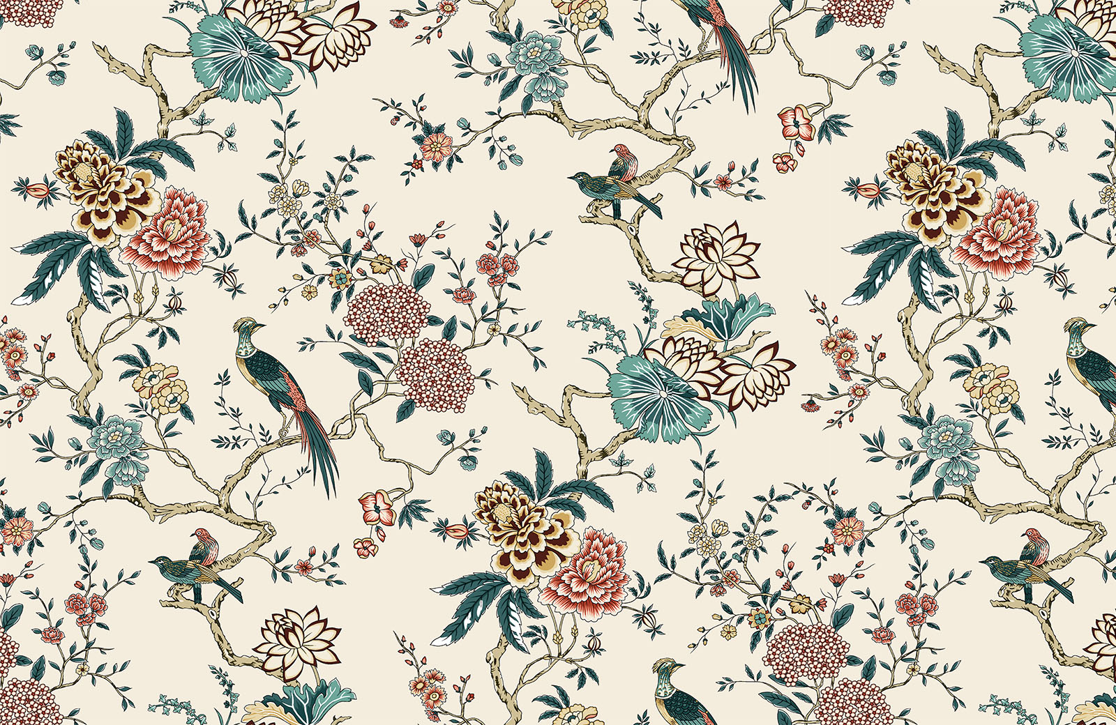 chinoiserie-pattern-with-birds-and-flowers-wallpaper-design
