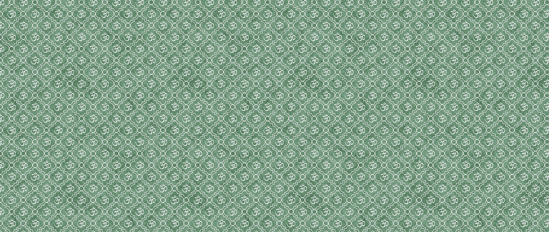 om-pattern-in-green-wallpapers-full-wide-view