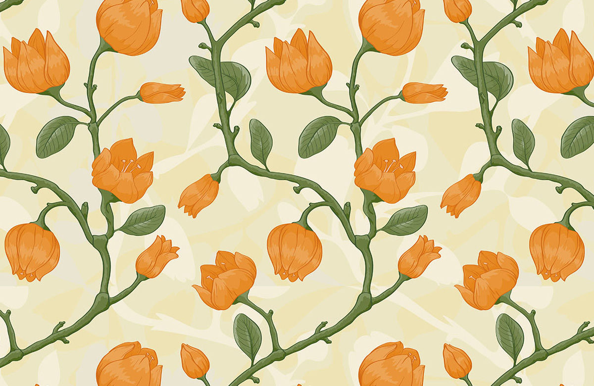 orange-flowers-green-leaves-wallpapers-only-image