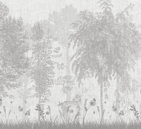 cozy-forest-deer-monochrome-wallpaper-thumb