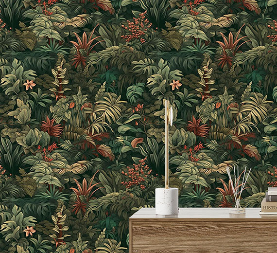 dense-tropical-plants-with-multi-coloured-leaves-wallpaper-thumb