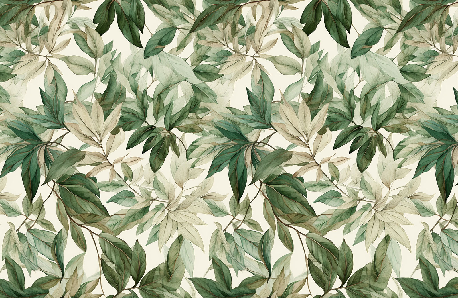 white-green-long-leaves-on-stem-wallpaper-design