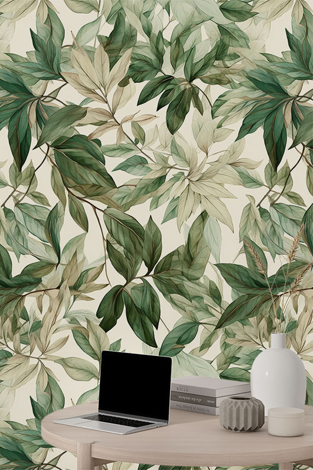 white-green-long-leaves-on-stem-wallpaper-sample
