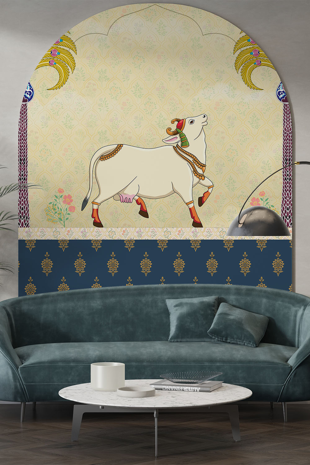 indian-wall-mural-tall-wall